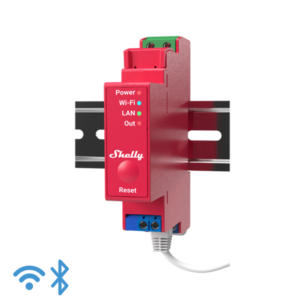 SHELLY PRO 1PM Spínací modul na DIN lištu SHELLY PRO 1PM Spínací modul na DIN lištu